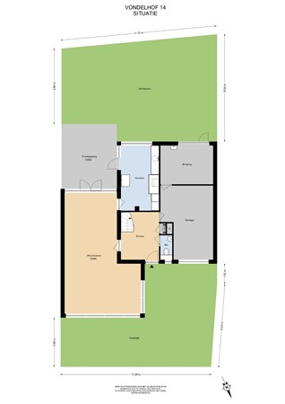 Floorplan - Vondelhof 14, 6445 AL Brunssum